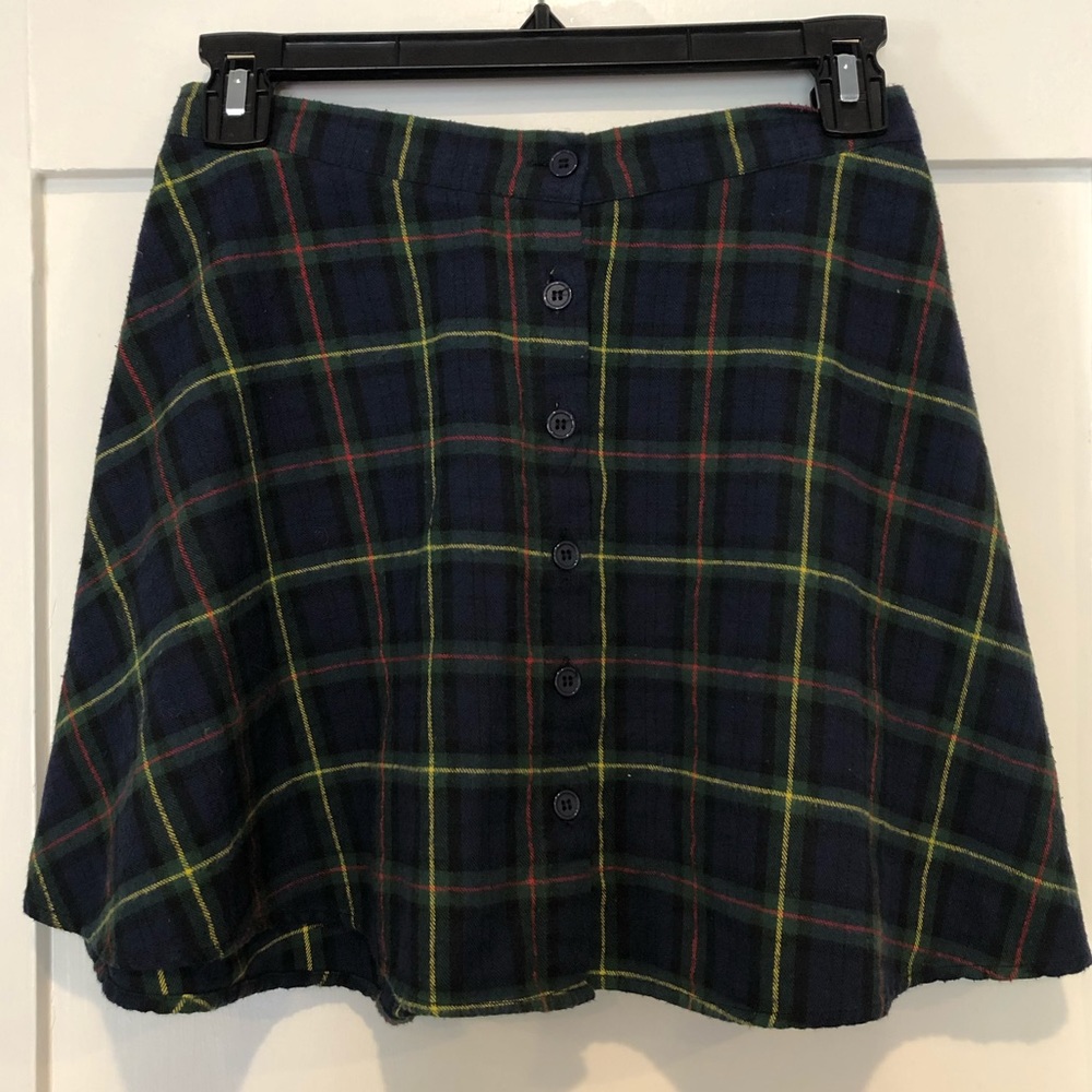 Plaid Circle Skirt